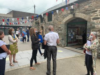 SW in Bloom Judges at Pannier Market